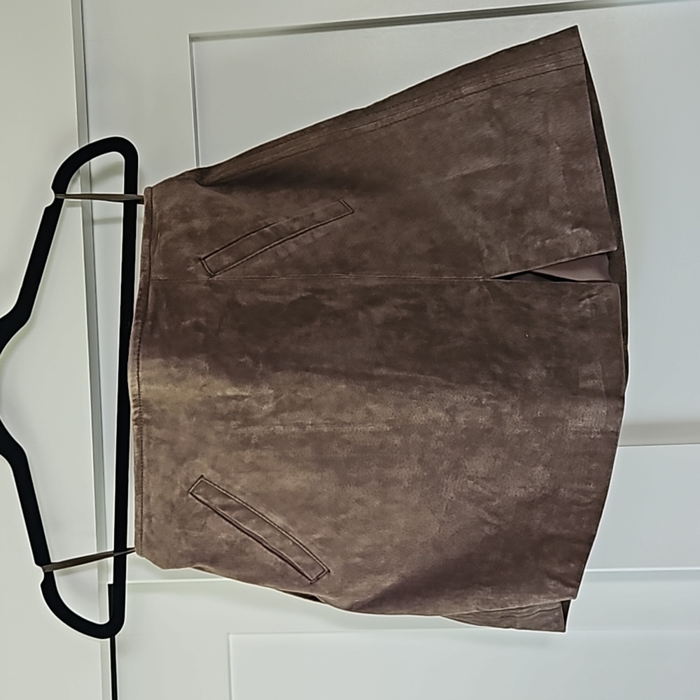 BlankNYC Brown Suede Mini Skirt Size 29